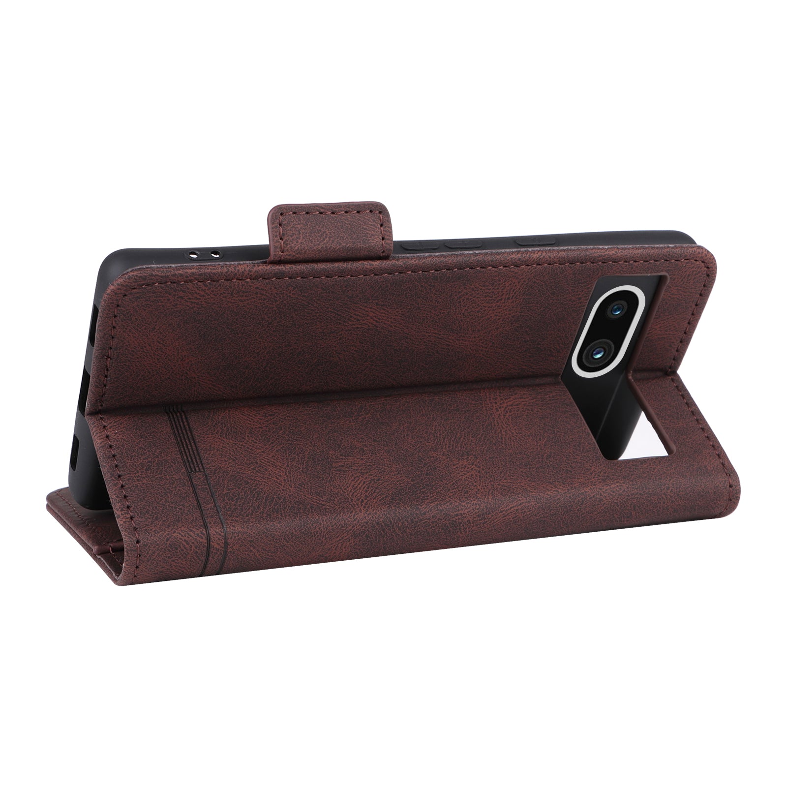 Scratch Proof Phone Cover for Google Pixel 7a Hardware Decor Dual Magnetic Clasp Wallet Horizontal Stand PU Leather Phone Case Scratch Proof Phone Cover for Google Pixel 7a Hardware Decor Dual Magnetic Clasp Wallet Horizontal Stand PU Leather Phone Case
